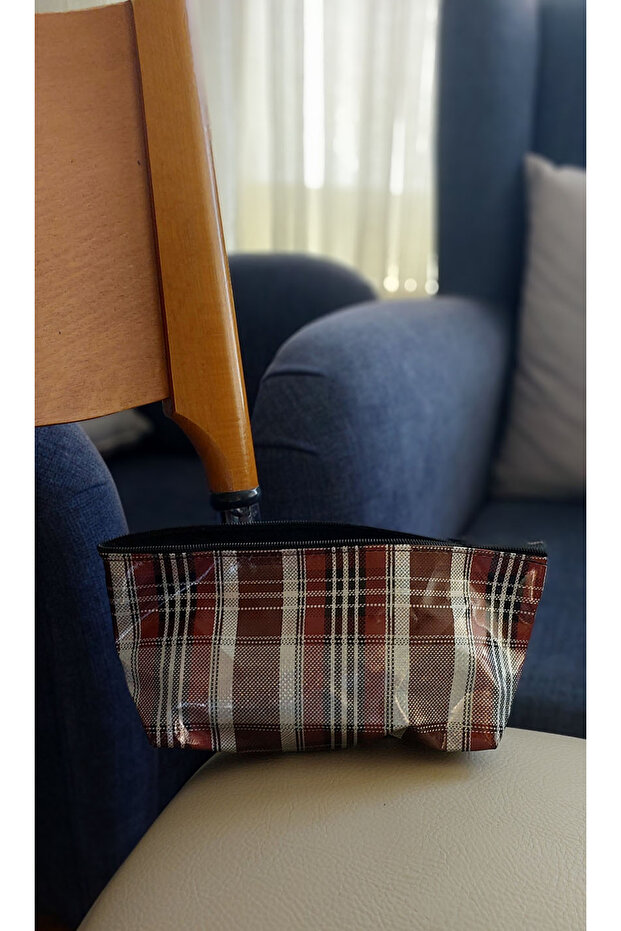 Patterned Makeup Bag - Large Size - 1