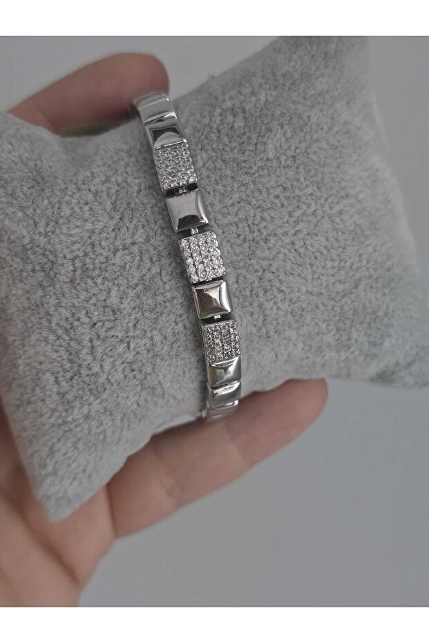 çelil vıp serisi taşlı bileklik - 4