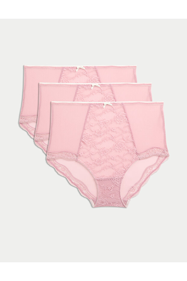 3’lü Dantelli Full Brief Külot - 1