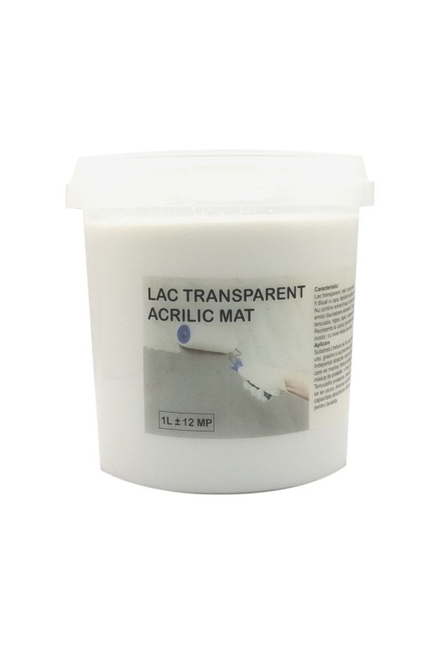 Lac Acrilic Transparent Mat 1 Litru