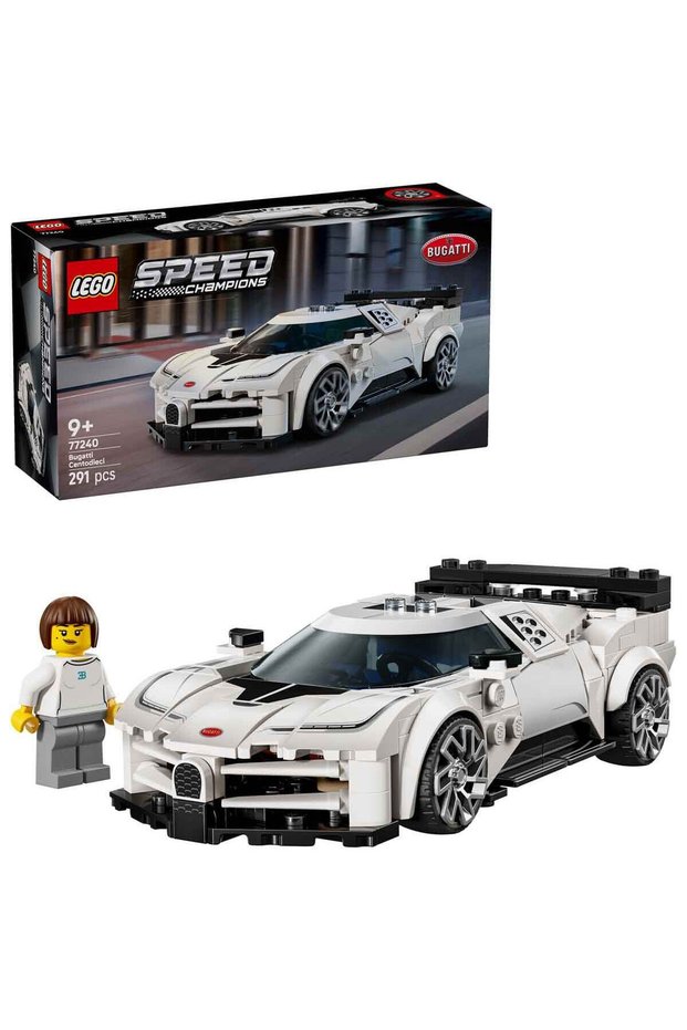 Speed Champions Bugatti Centodieci Hiper Sports Car 77240 for Kids Ages 9 and up Ya