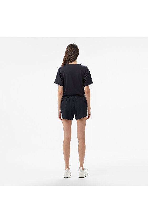 Fly By 3 Kadın Siyah Koşu Şortu - 2