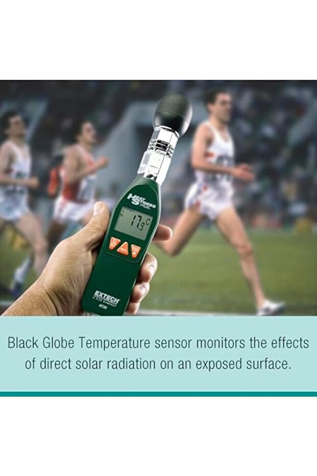 مؤشر الإجهاد الحراري HT30، أسود - 7