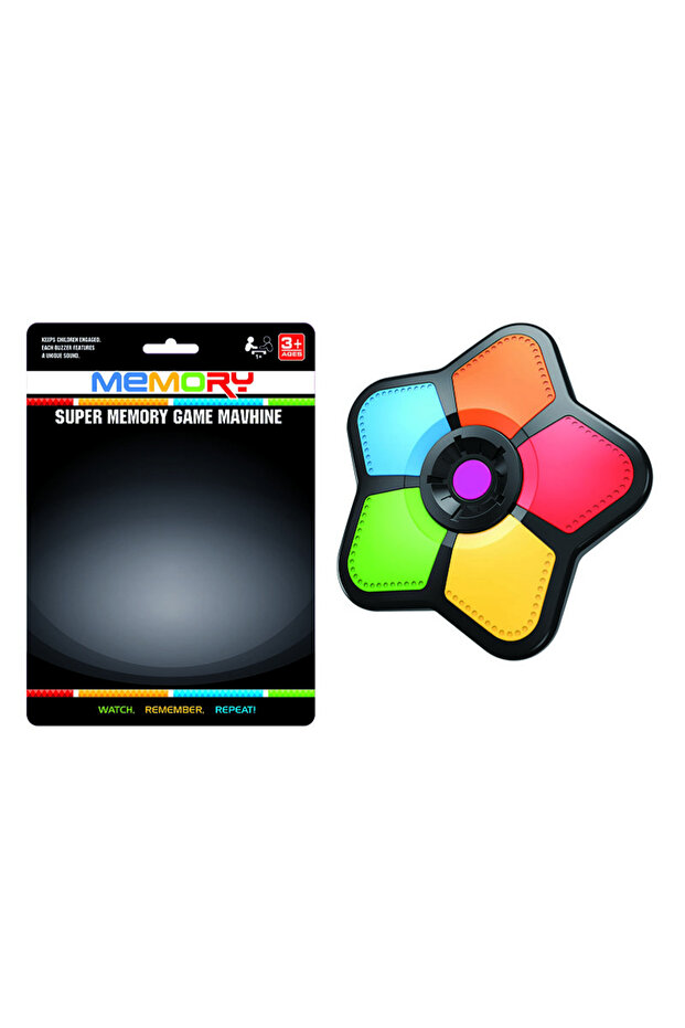 Interactive Memory Game with Light and Sound, Portable Star for Children +3 Years - 3