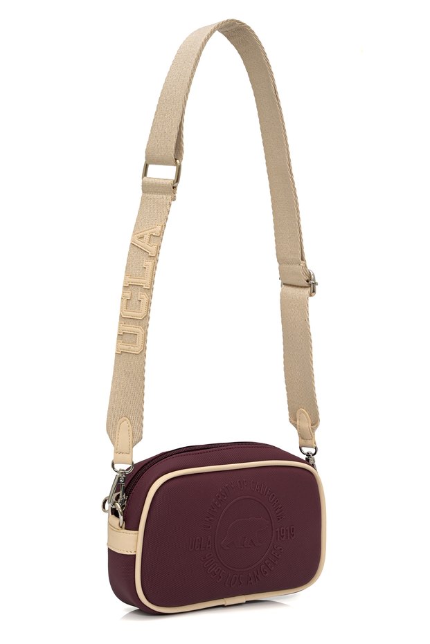 Claret Red Women's Crossbody and Shoulder Bag 05Uc25K9001