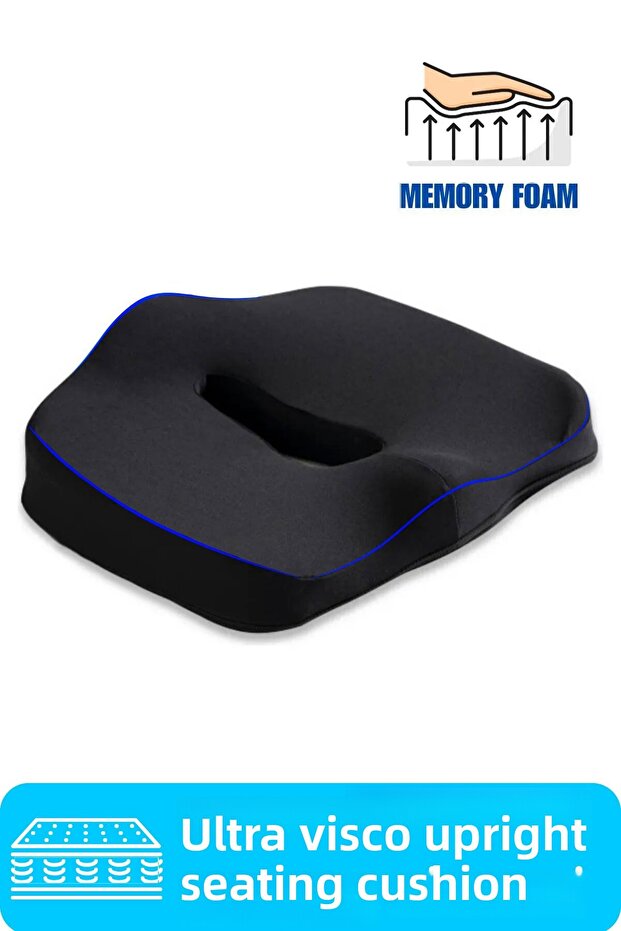 Posture Cushion Orthopedic Memory Upright Sitting Cushion Memory Foam Cushion for Sitting Zone Problems