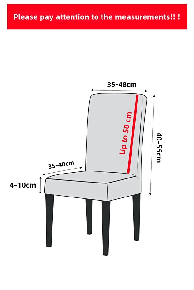 Square Pattern Chair Cover Elastic Chair Cover 1Pc - 2