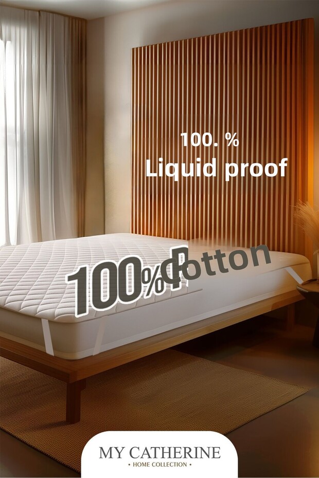 Liquid Waterproof Quilted 100% Cotton Single Double Baby Child Bed Mattresses