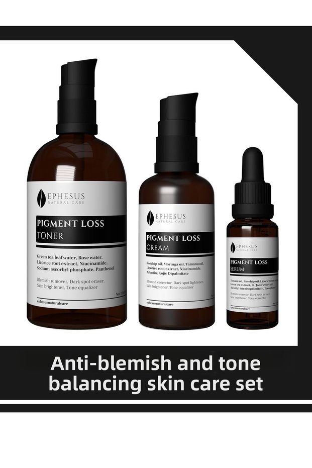 Anti-Blemish and Tone Balancing Skin Care Set - Pigment Loss Series