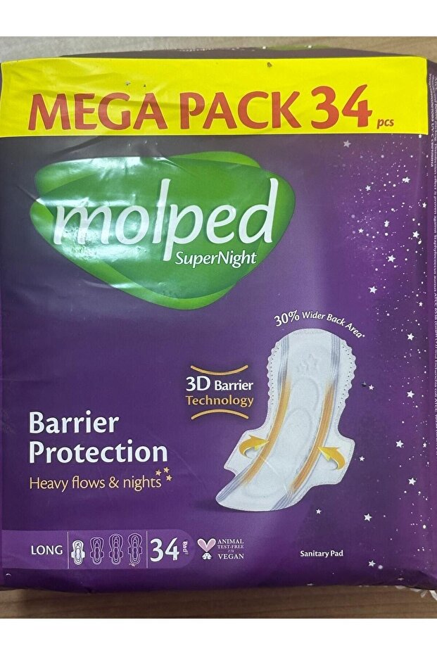 Supernight Mega 34 قطعة طويلة حماية حاجز ثلاثي الأبعاد