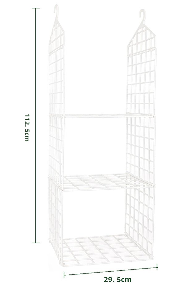 Padded Closet Organizer Plastic Shelf Organizer - 2
