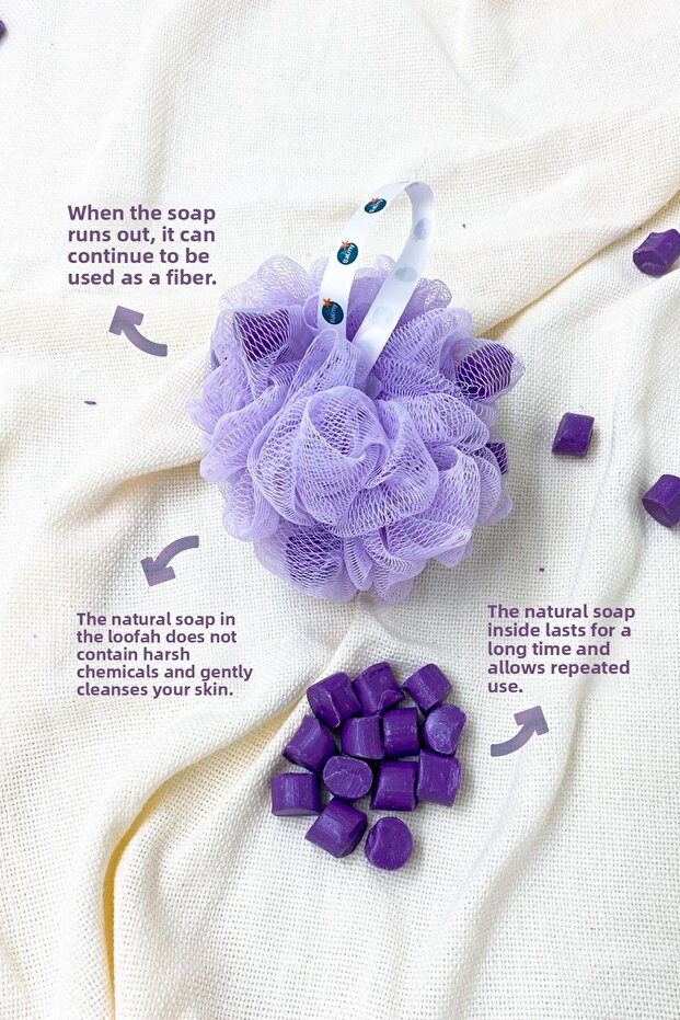 منشفة حمام بالصابون باللافندر - 4