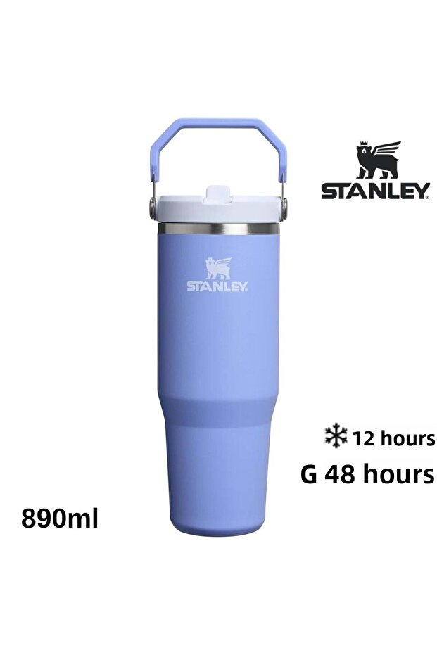 كوب ترمس IceFlow Flip Straw مع ماصة 0.89 لتر ليلك