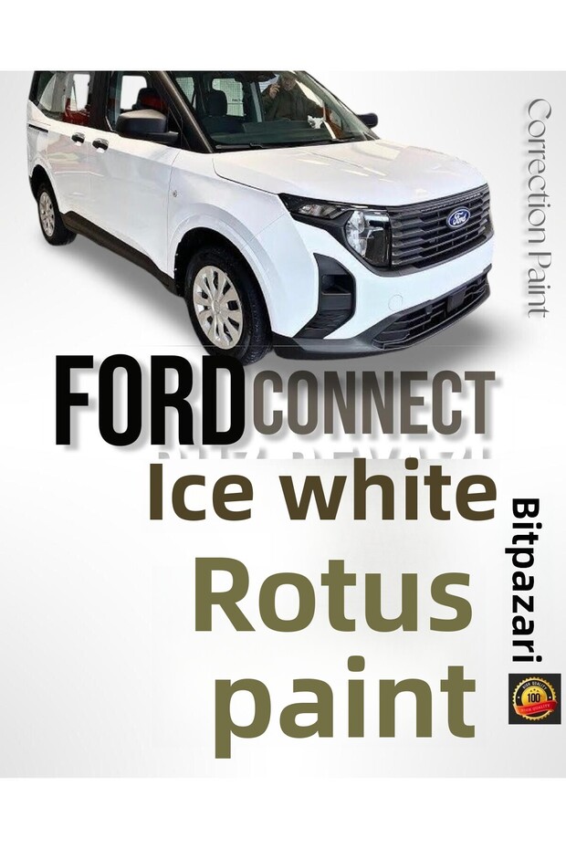 Ford Connect Frozen White Scratch Remover Brush Touch-Up Paint 20 ml