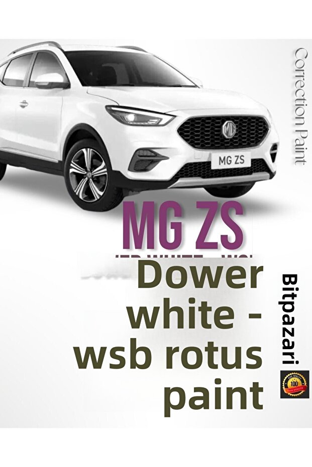 Mg Zs - Dover White - White Automobile Scratch Stone Mark Remover Touch up Paint 20ml