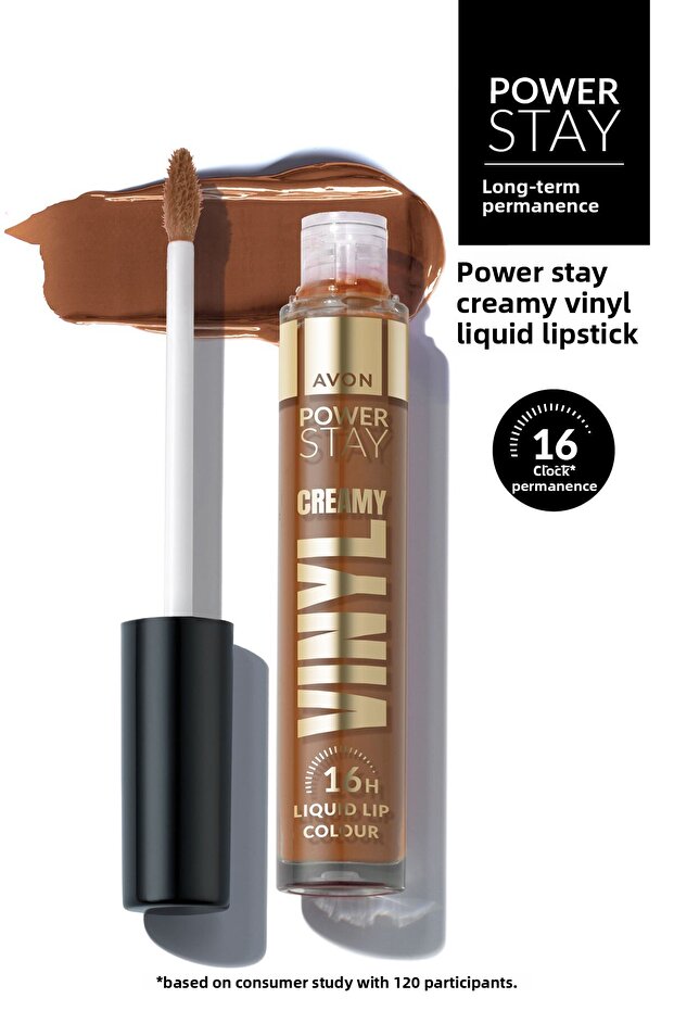 Power Stay Creamy Vinyl Liquid Lipstick - Successful Sepia