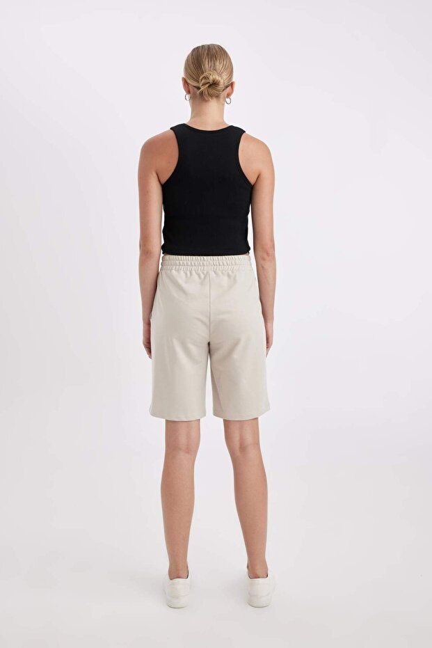 Regular Fit Normal Bel Düz Paça Bermuda Şort N7439AZ24HS - 6