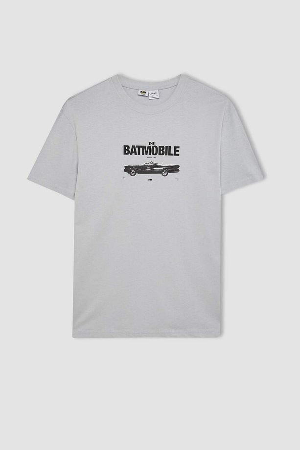 %100 Pamuk Batman 85 Regular Fit Bisiklet Yaka Kısa Kollu Tişört C5831AX24HS - 7