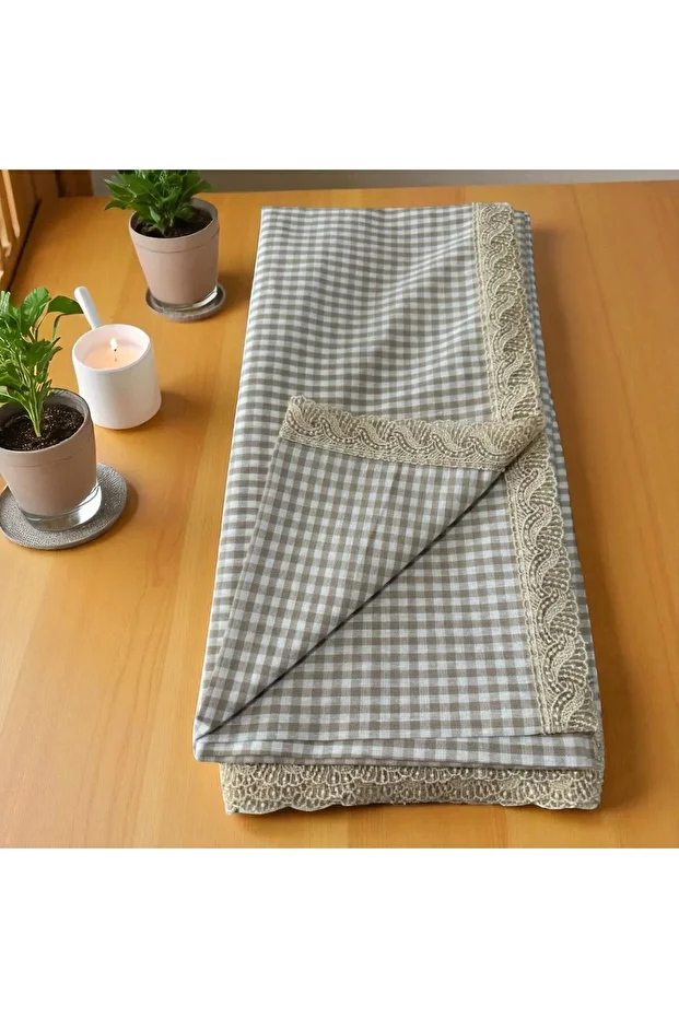 Pitikare Scalloped 170x170 Table Cloth Tablecloth Picnic Cloth - 7