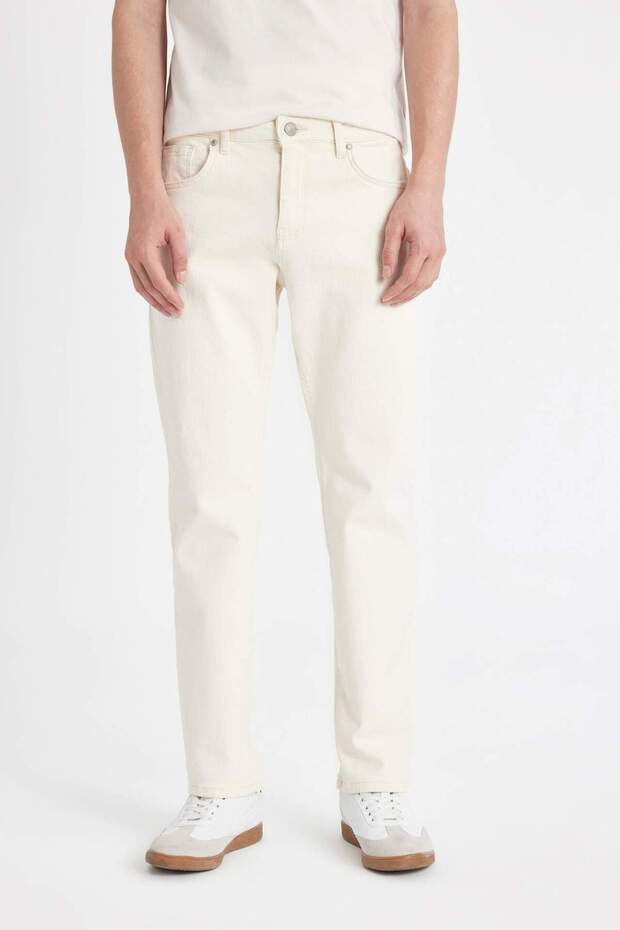 Sergio Regular Fit Normal Kalıp Normal Bel Boru Paça Jean Pantolon D4460AX24HS - 4