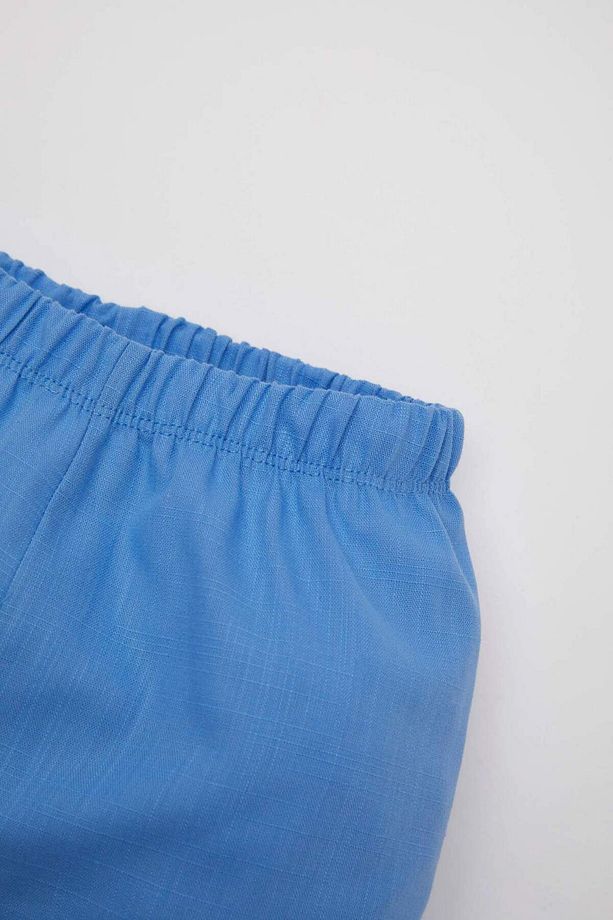 Kız Bebek 2li Takım Çiçekli Poplin Kolsuz Bluz Şort C9527A524SM - 5