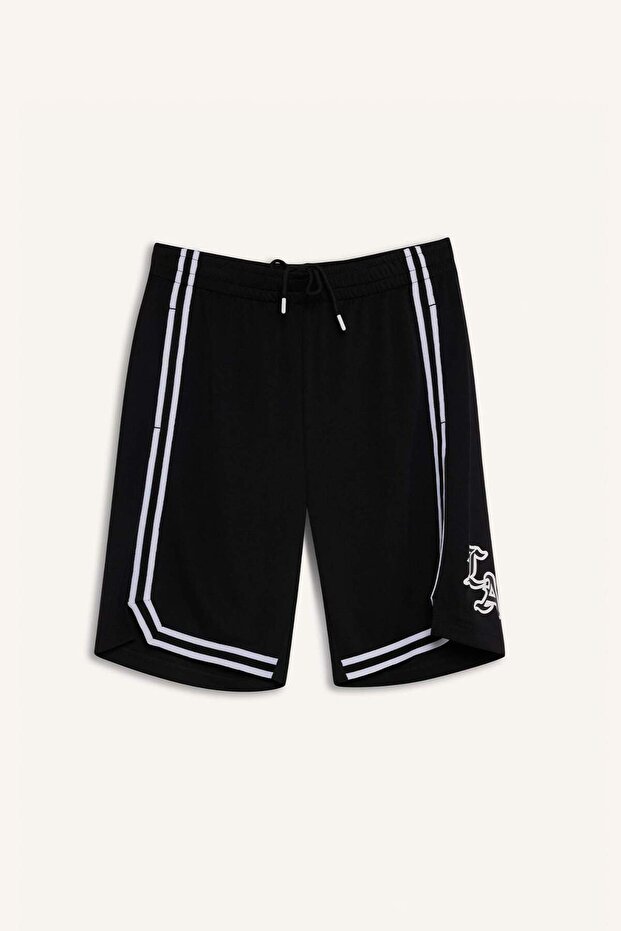 DeFactoFit Standart Fit Sporcu Kısa Paça Ağır Kumaş Şort C1840AX24SM - 8