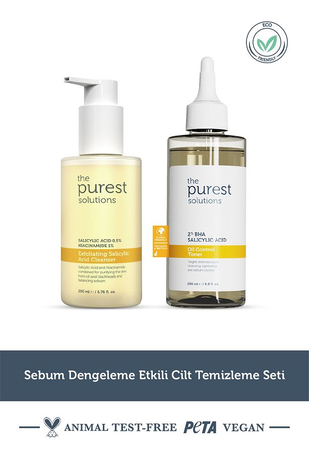 Sebum Dengeleme Etkili Cilt Temizleme Seti - 1