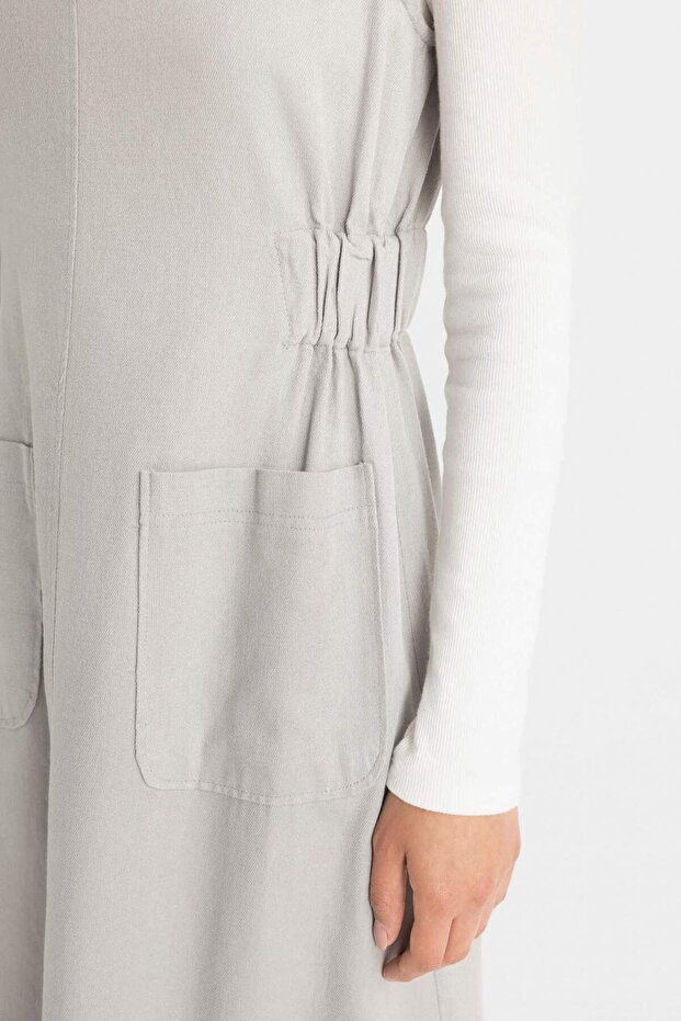 Regular Fit Gabardin Elbise C9684AX24SP - 4