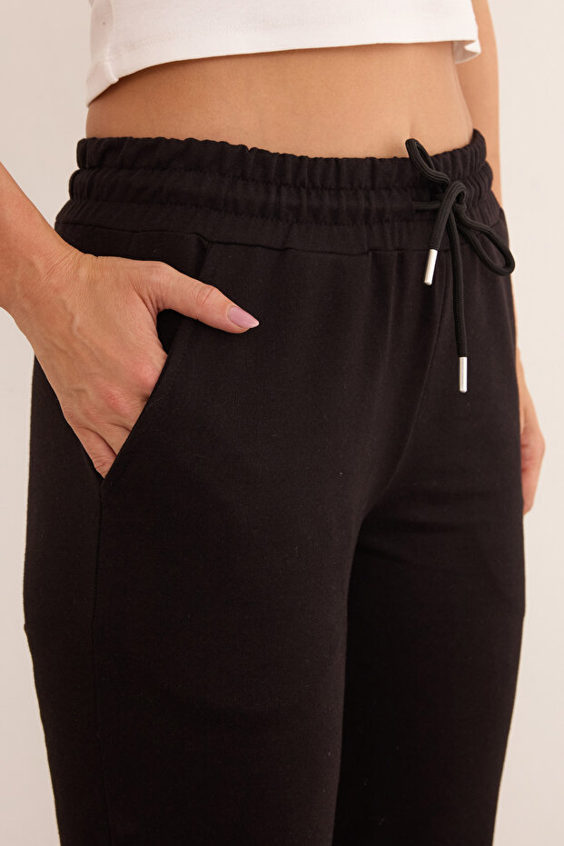 Jogginghose mit elastischem Bund und Beinen - 5