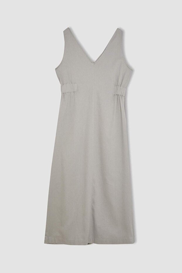 Regular Fit Gabardin Elbise C9684AX24SP - 8