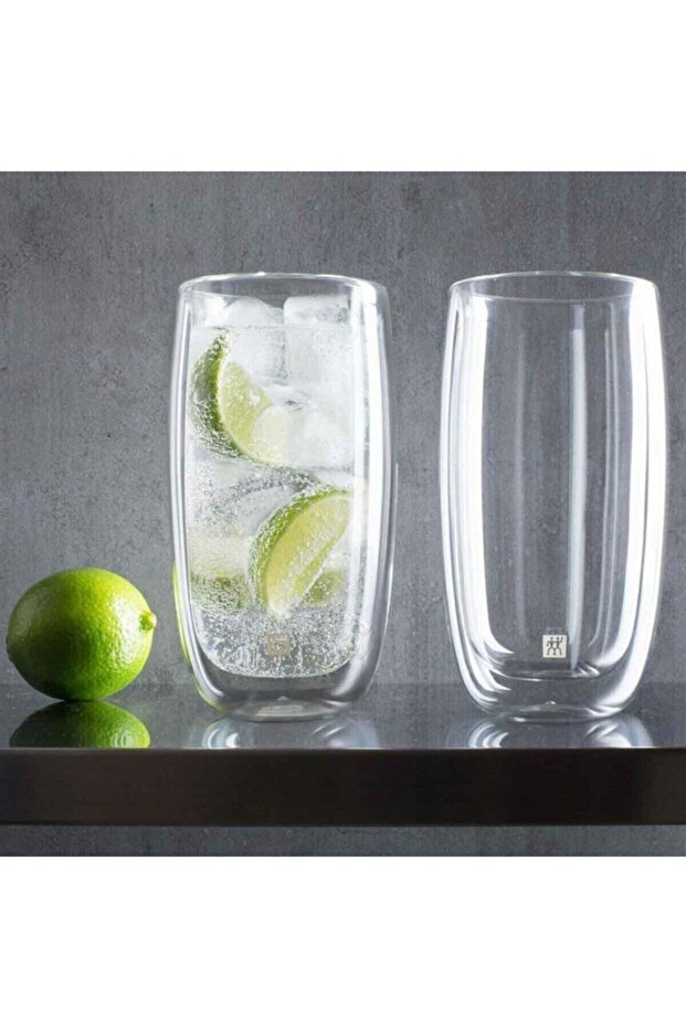 Sorrento Double Walled Soft Drinking Glasses 2 Pack 475 ml - 1