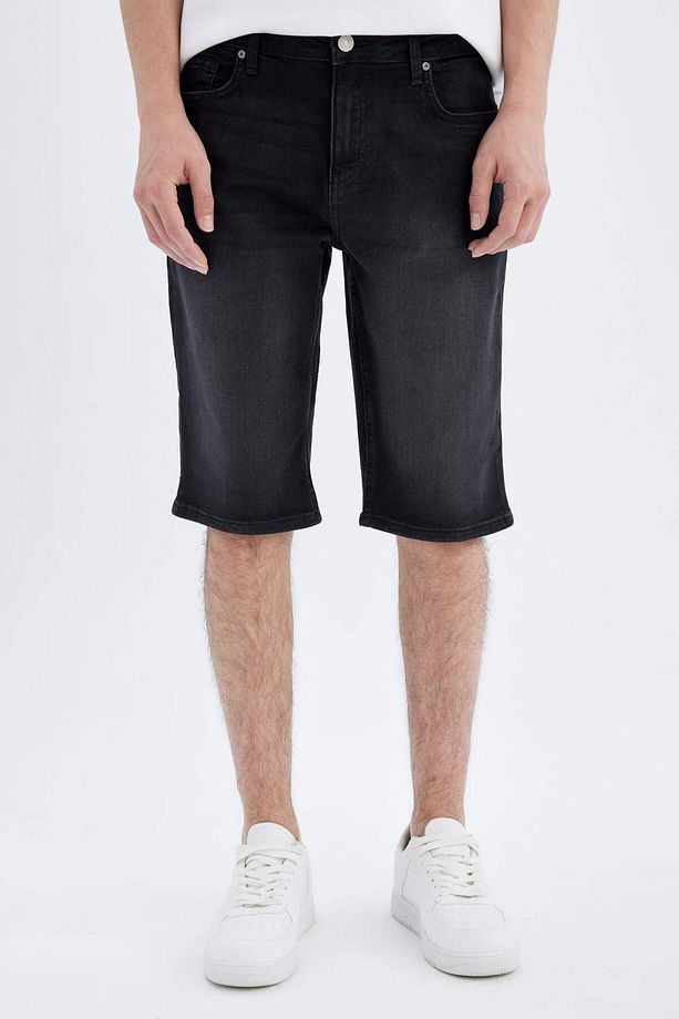 Regular Fit Jean Bermuda Şort C2694AX24SM - 1