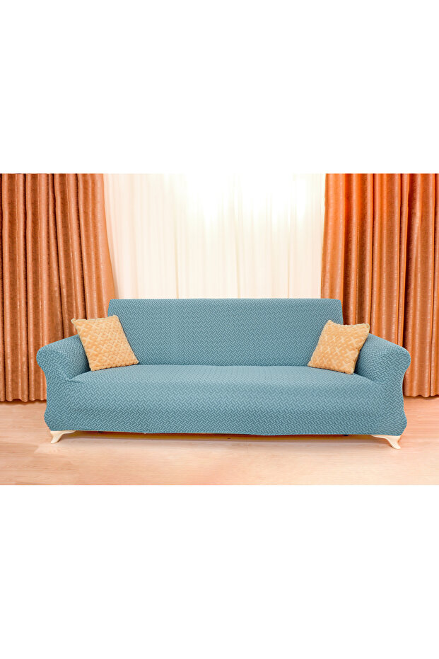 Wicker Pattern Lycra Fabric Sofa, Sofa, Sofa Bed Cover Flexible For 3-Seater Sofa