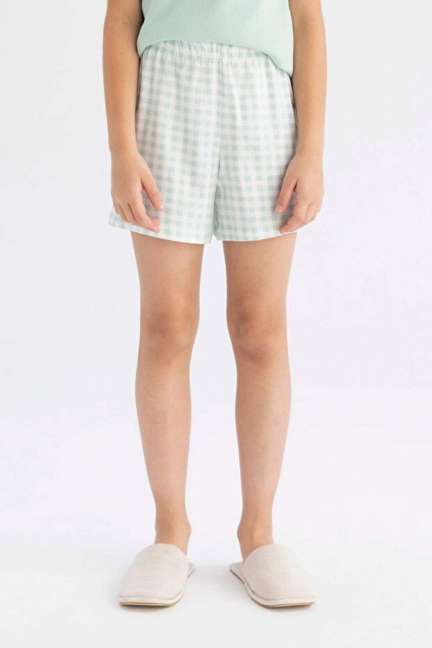 Kız Çocuk Kolsuz Şortlu Pijama Takımı C8498a824sm - 5