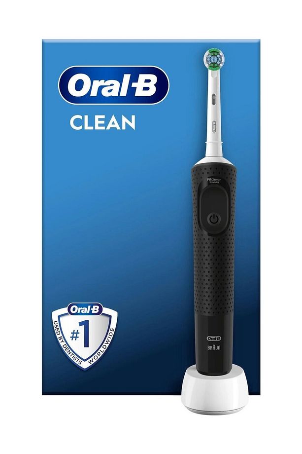 Clean Cross Action Şarjlı Diş Fırçası - Siyah - 1