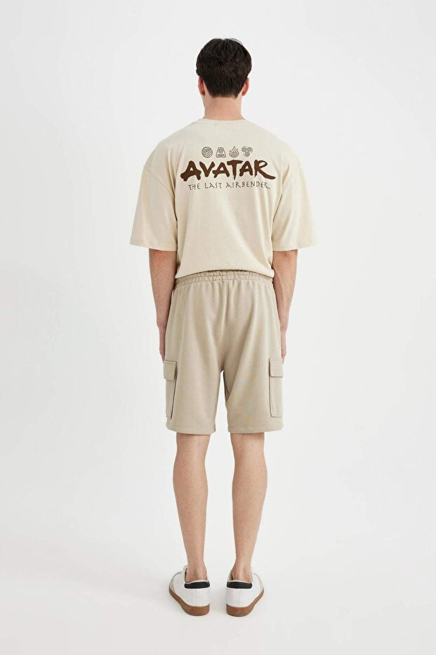 Regular Fit Kargo Cepli Basic Düz Şort C5693AX24SM - 6