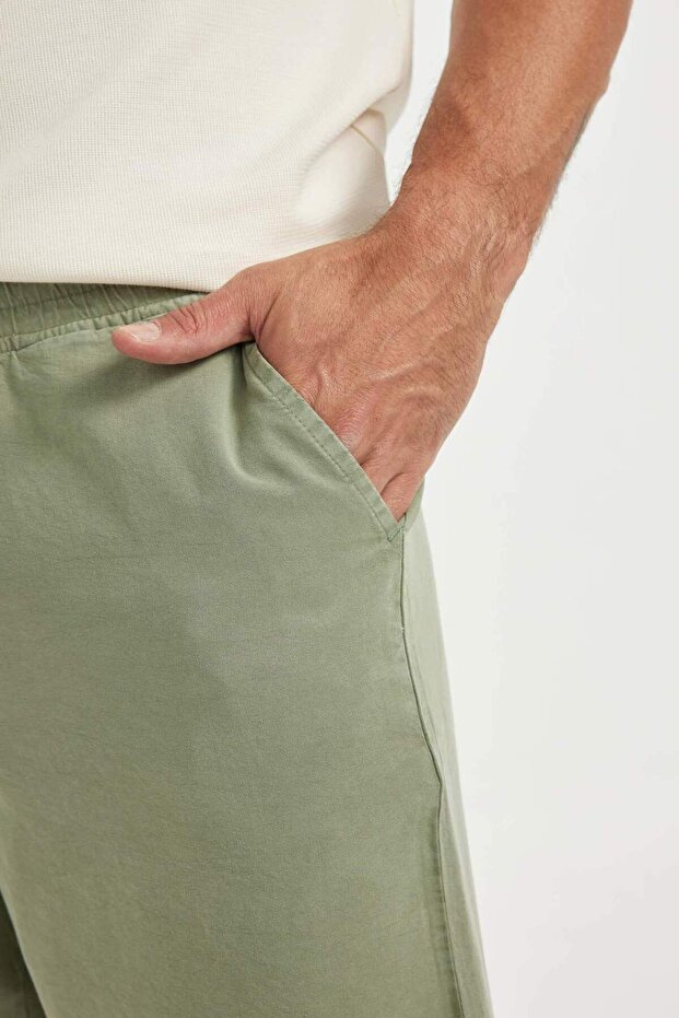 Regular Fit Cepli Basic Düz Şort C7591ax24sm - 8