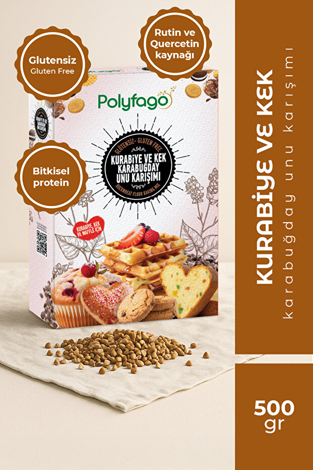 Glutensiz Karabuğday Unu Mix 500 gr - 1