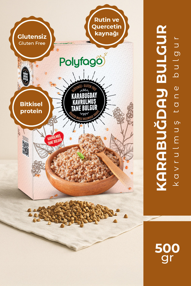 Glutensiz Karabuğday Bulgur 500 gr - 1