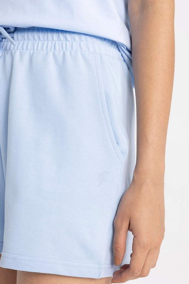 DeFactoFit Standart Fit Sporcu Kısa Paça Basic Düz Şort Z6696AZ24SM - 6