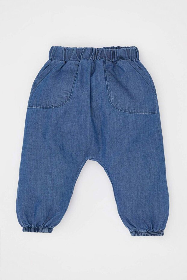 Baby Boy Poplin Jean Trousers C2801A524Sm