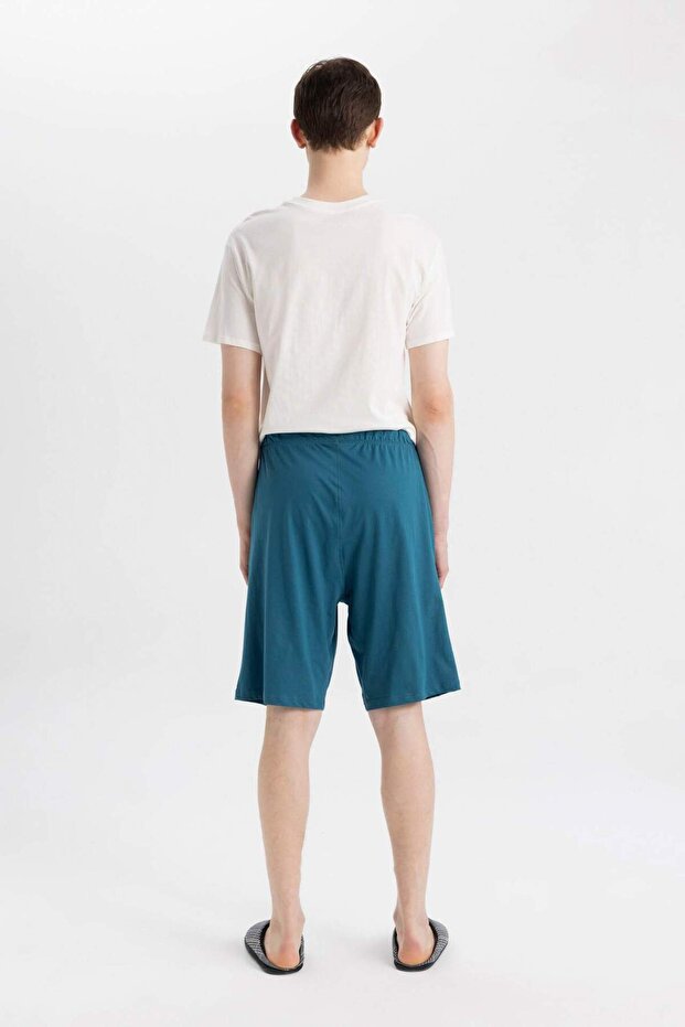 Regular Fit Cepli Şort Pijama Altı Z6848AZ24SM - 5