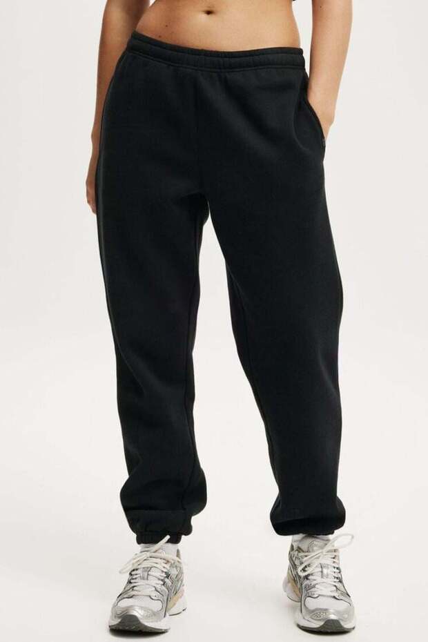 Siyah Kadın Basic Eşofman SH276 - 3