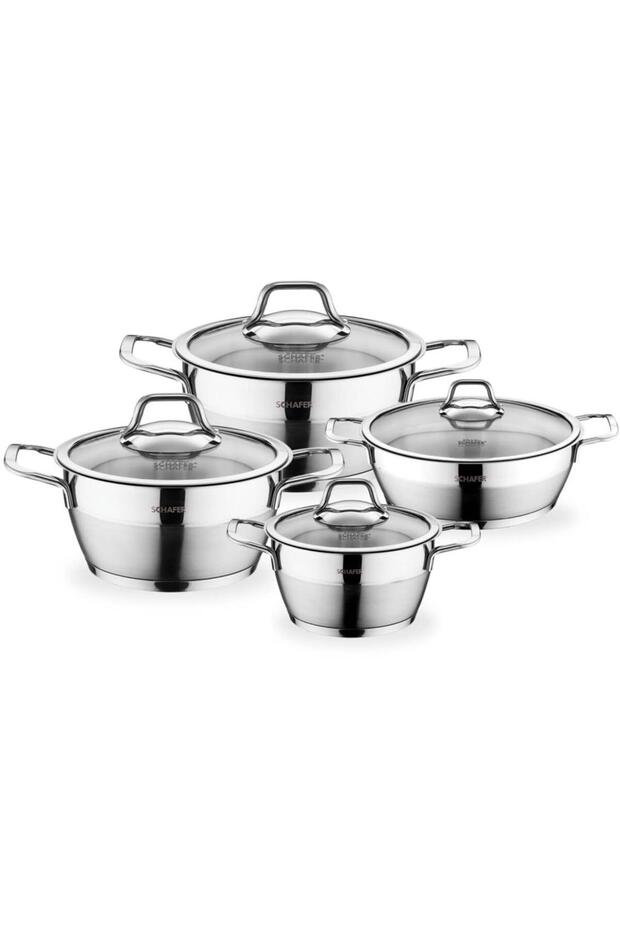 Vals Çelik Tencere Seti 8 Parça-Inox - 2