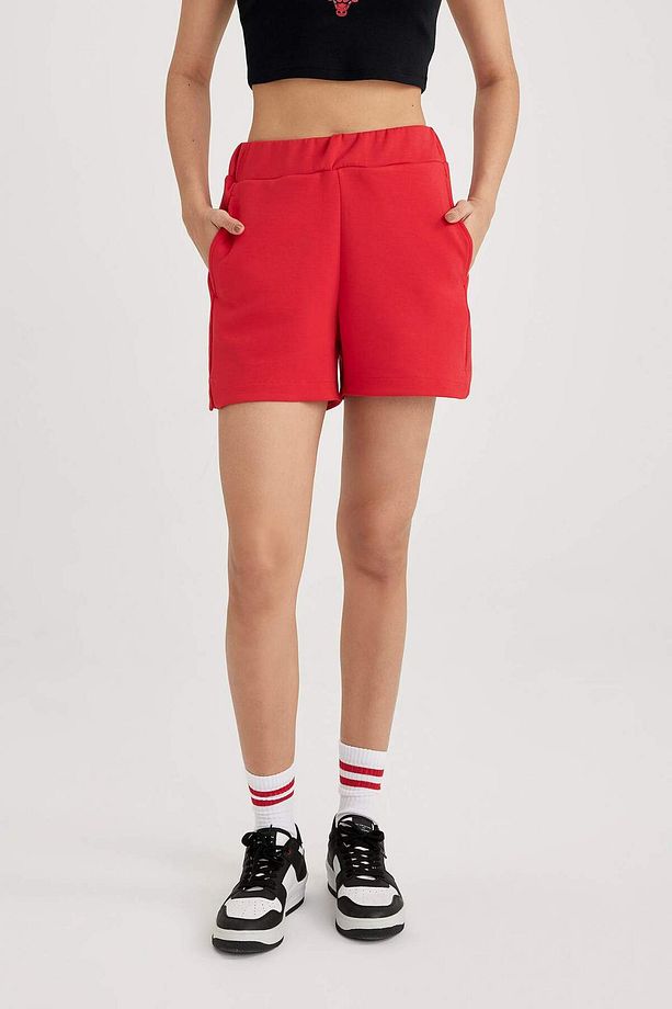 DeFactoFit Oversize Geniş Kalıp Sporcu Şort B8975AX24SM - 4