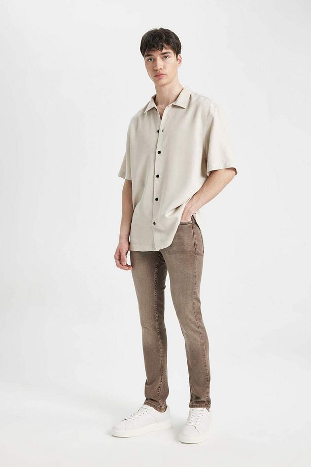 Pedro Slim Fit Dar Kalıp Normal Bel Dar Paça Jean Pantolon C5874AX24SM - 3
