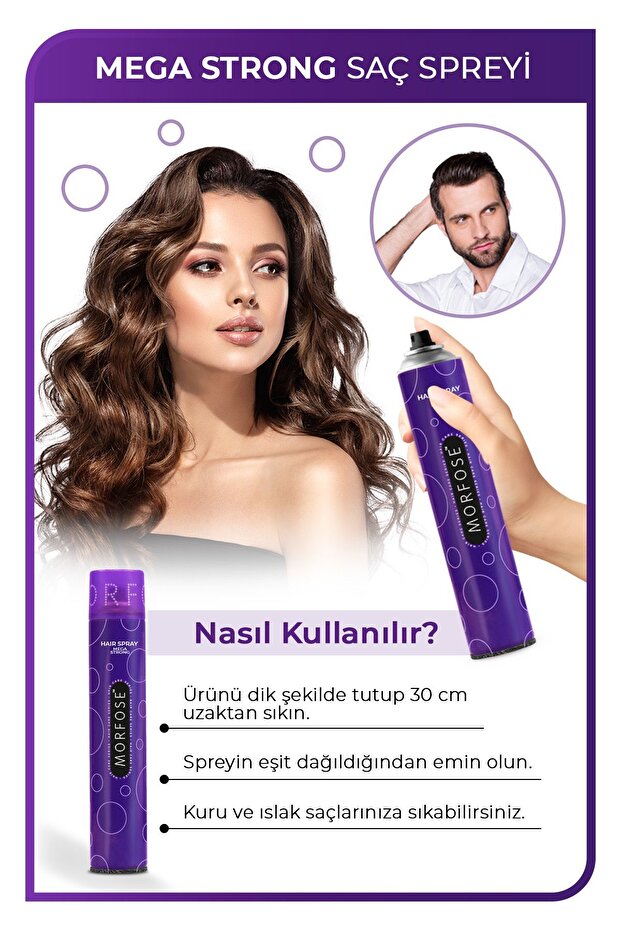 Mega Strong Saç Spreyi 400 ml - 3