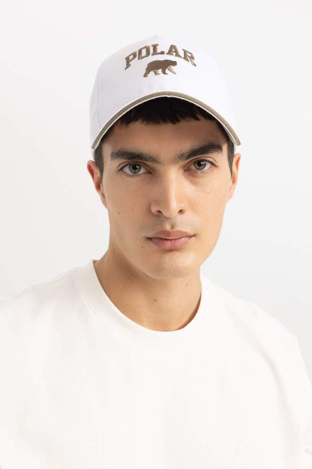 Men's Embroidered Gabardine Baseball Basketball Cap B8018AX24SM