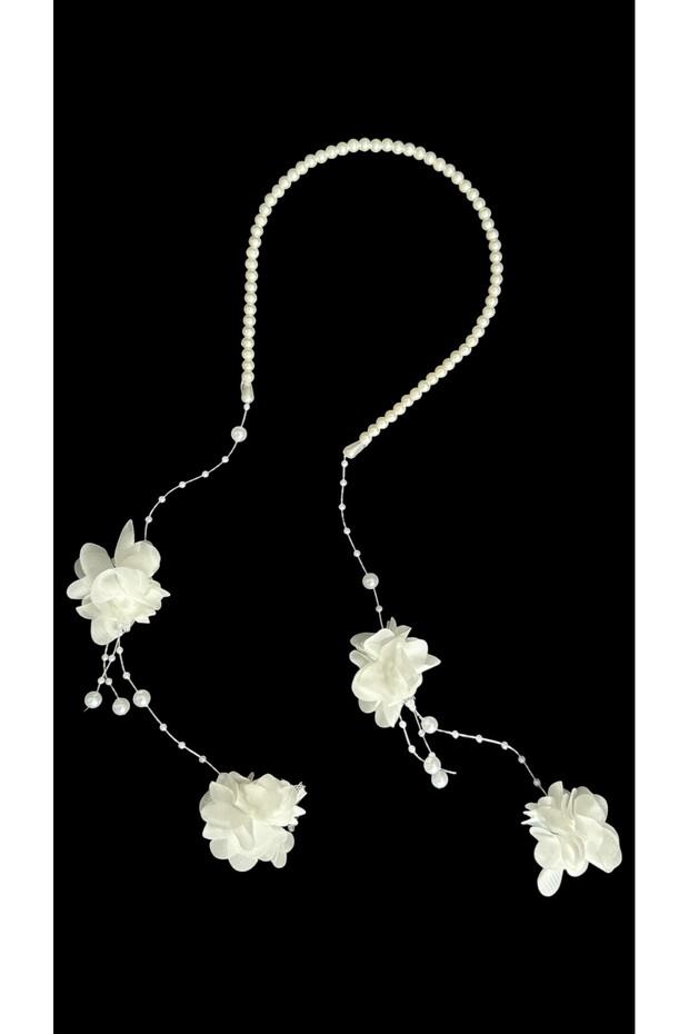 Women's Pearl Row Swinging Earrings Bridal, Maternity Crown