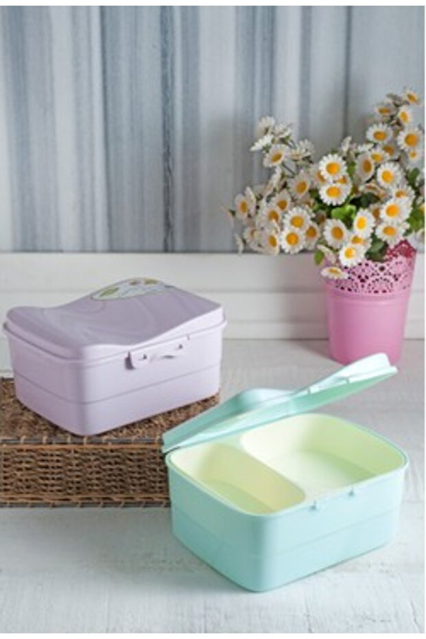 1.8 Liters | 22×16 cm Plastic Nutrition Container – Leakproof Food Storage Box”